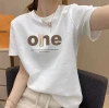 Pure cotton short-sleeved T-shirt for women's summer, new round-neck top for women, fashionable, youthful, loose and casual Korean-style women's wear trend Application Scenario